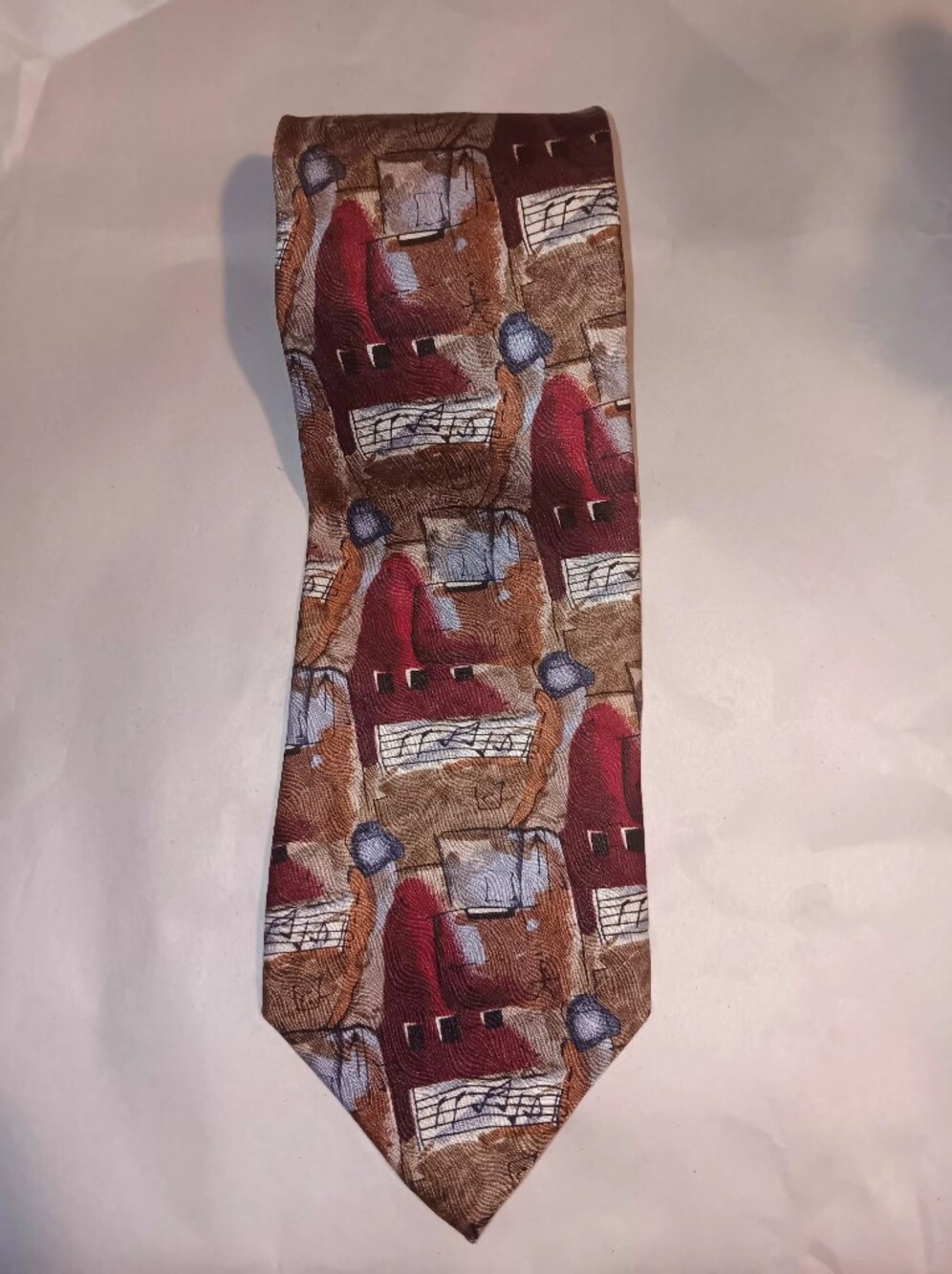 Jerry Garcia Collectors Edition Silk Tie Abstract